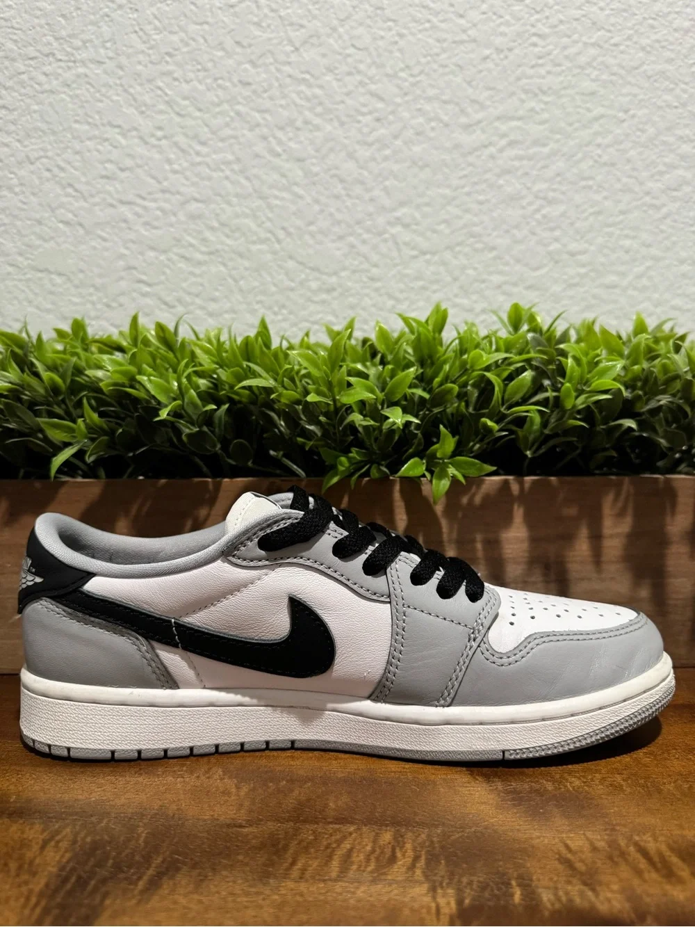 Nike Air Jordan 1 Retro Low OG Barons Wolf Grey White Black CZ0790-110 Size 7